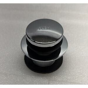 Westbrass Tip Toe 1-1/4" NPSM Fine Thread Bath Drain, Polished Chrome, D3323-26